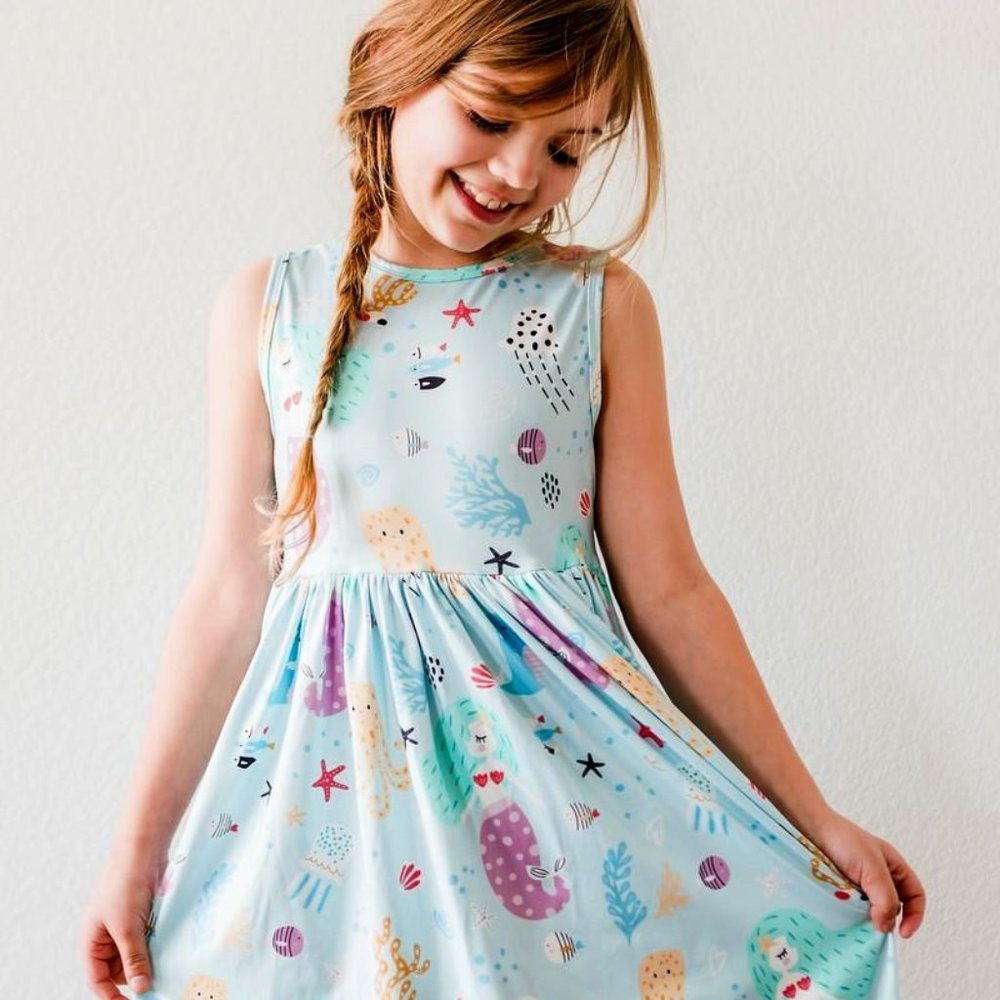 Mila & Rose Happy As A Clam Tank Twirl Dress